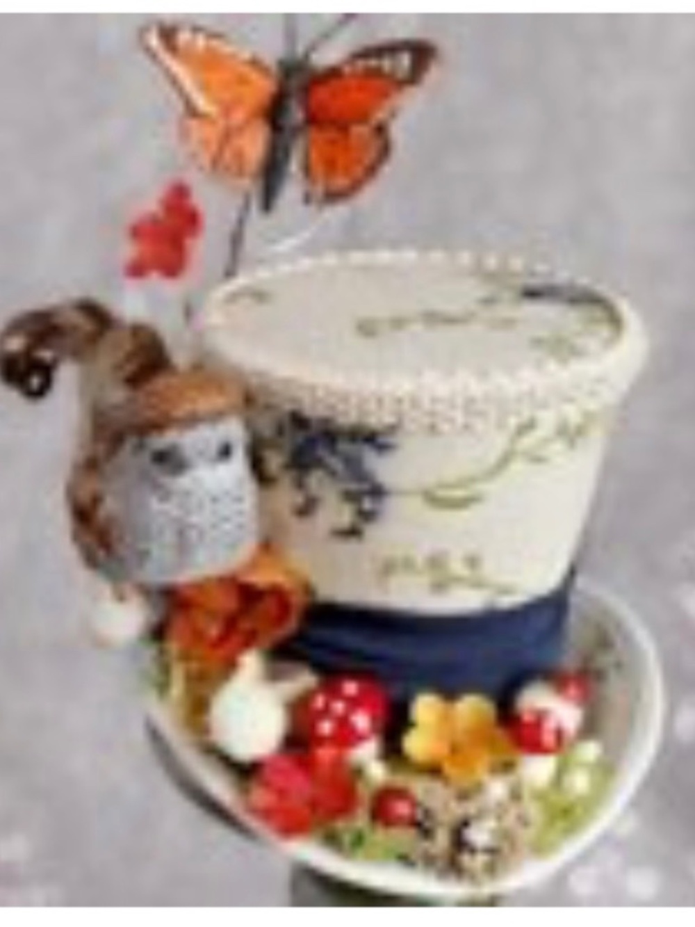 LITTLE MISS HATTITUDE Handmade Mini Top Hat Tea Party Kentucky Derby Fascinator